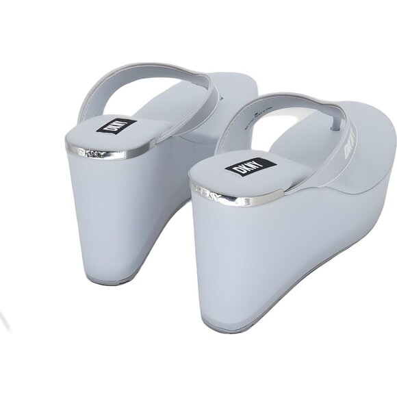 DKNY Womens Trina Platform Wedge Halogen Blue Womens US 8M - Picture 3 of 6